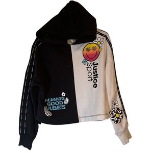 Justice Girl size Medium (10) Crop SweatShirt